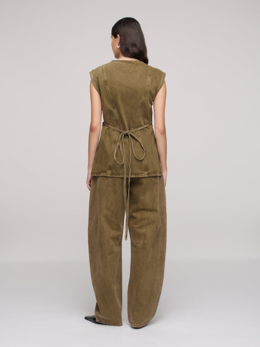 Wrap Top - Dark Olive