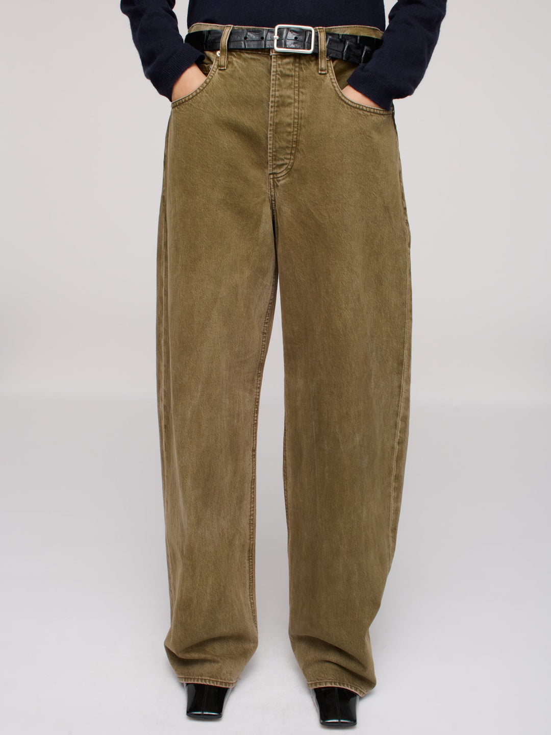 Isle Jeans - Dark Olive