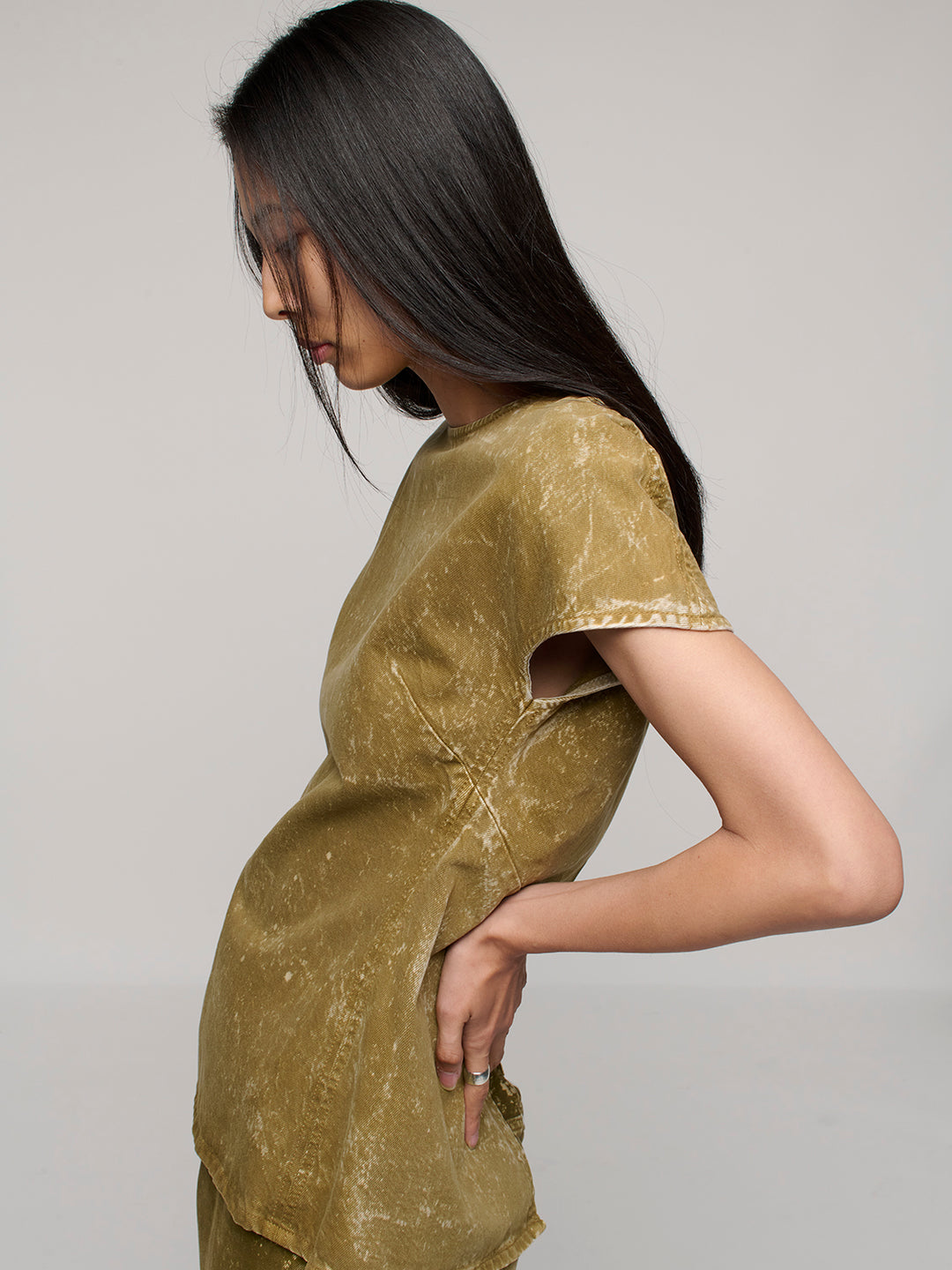 Linear T-Shirt - Mineral Lizard