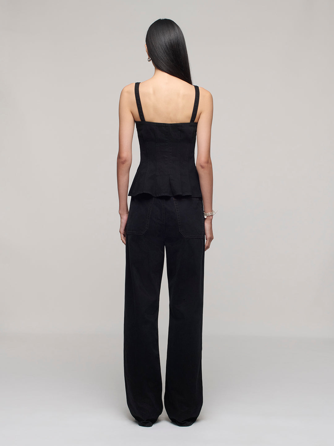 Strip Corset - One Year Black