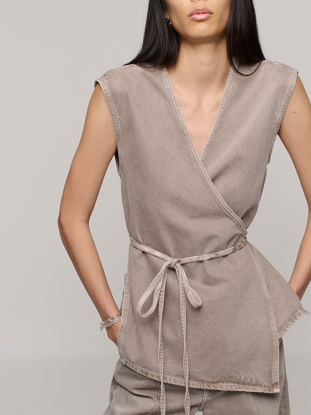 Wrap Top - Pure Cashmere