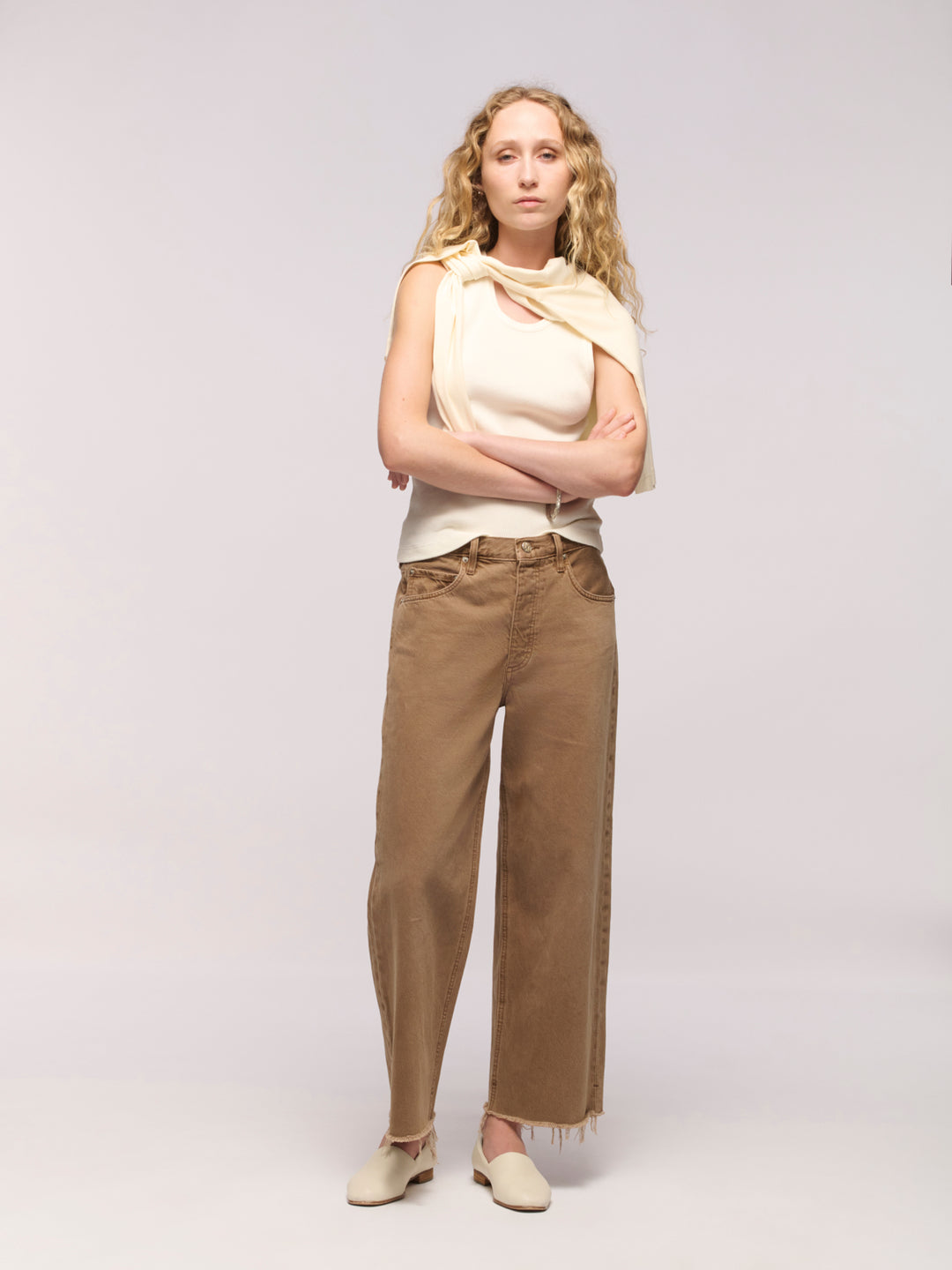 Isle Ankle Jean - Oak Brown