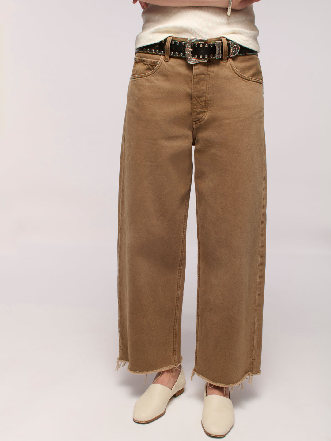 Isle Ankle Jean - Oak Brown