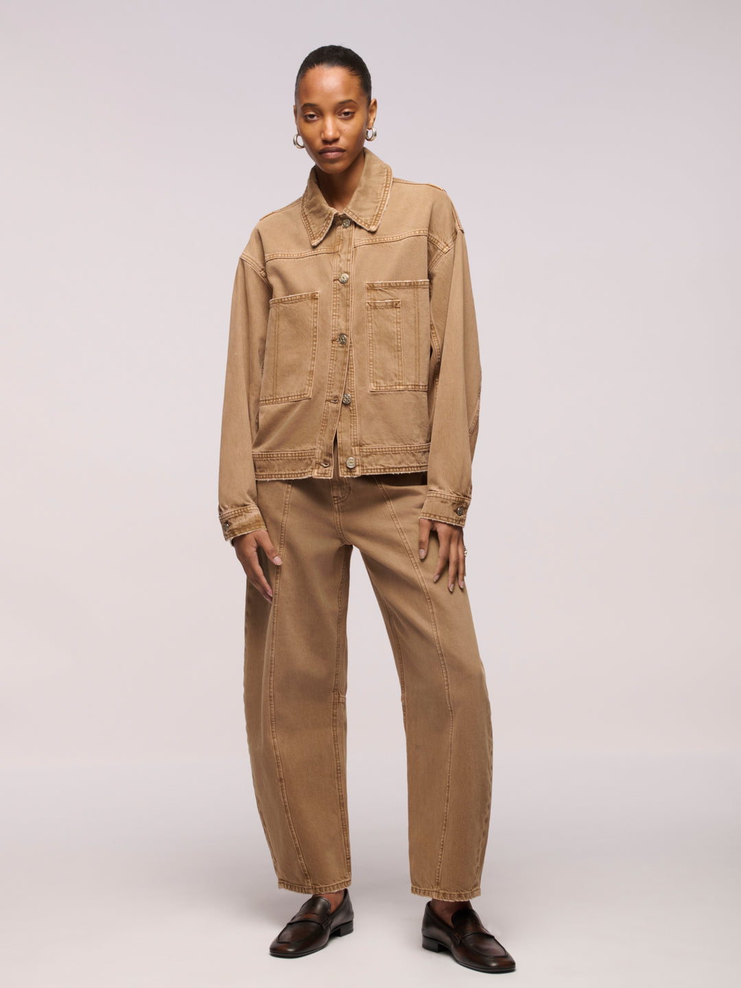 Lido Ankle Jean - Oak Brown