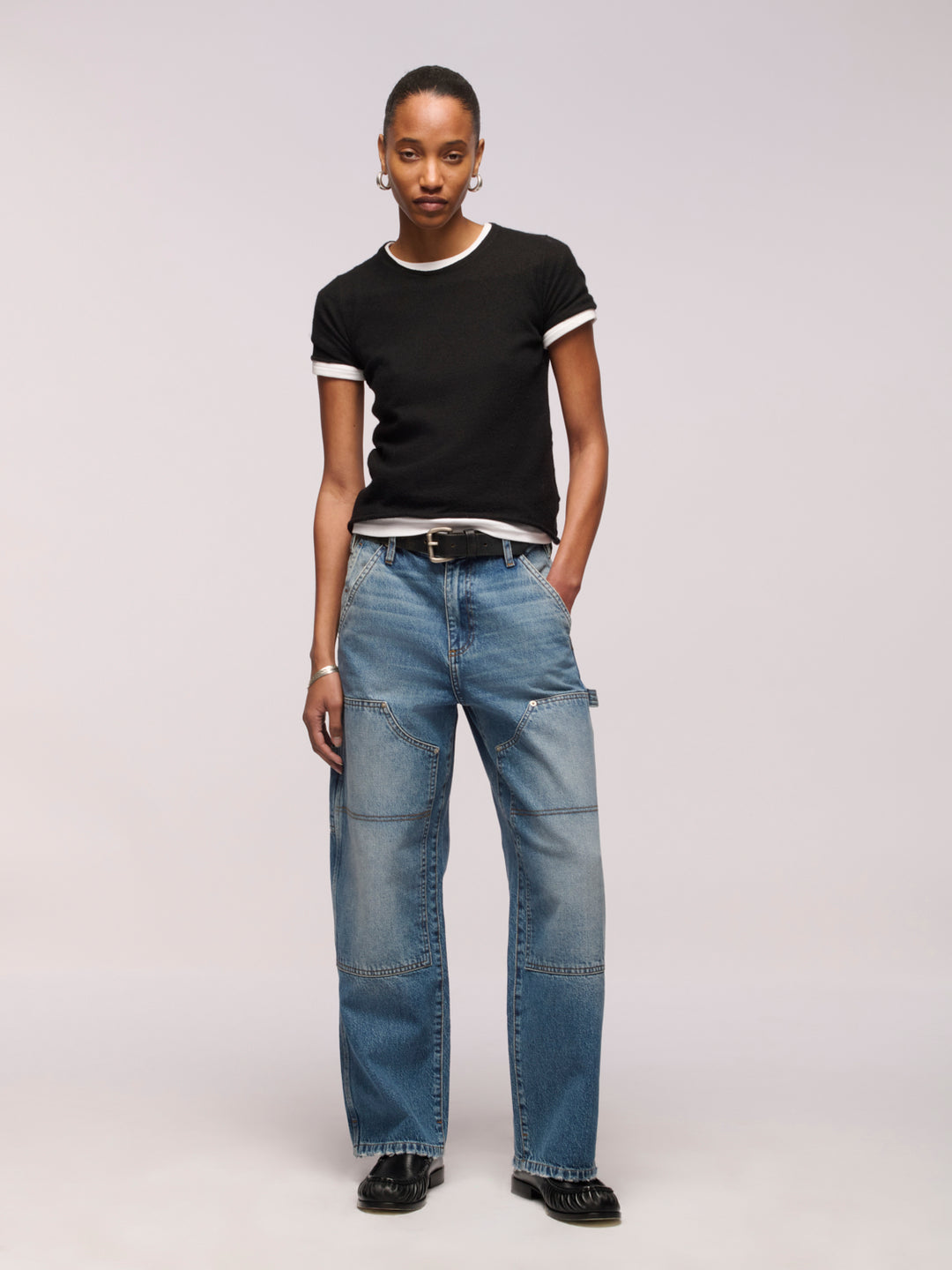 Dove Carpenter Jeans - Pocket Blue