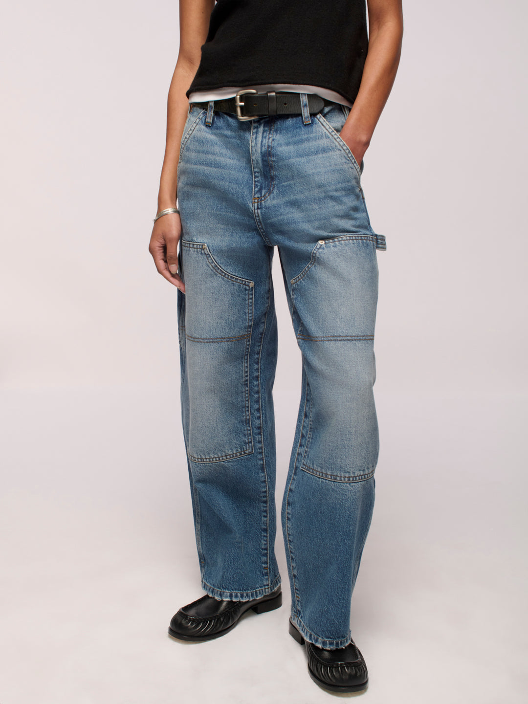 Dove Carpenter Jeans - Pocket Blue