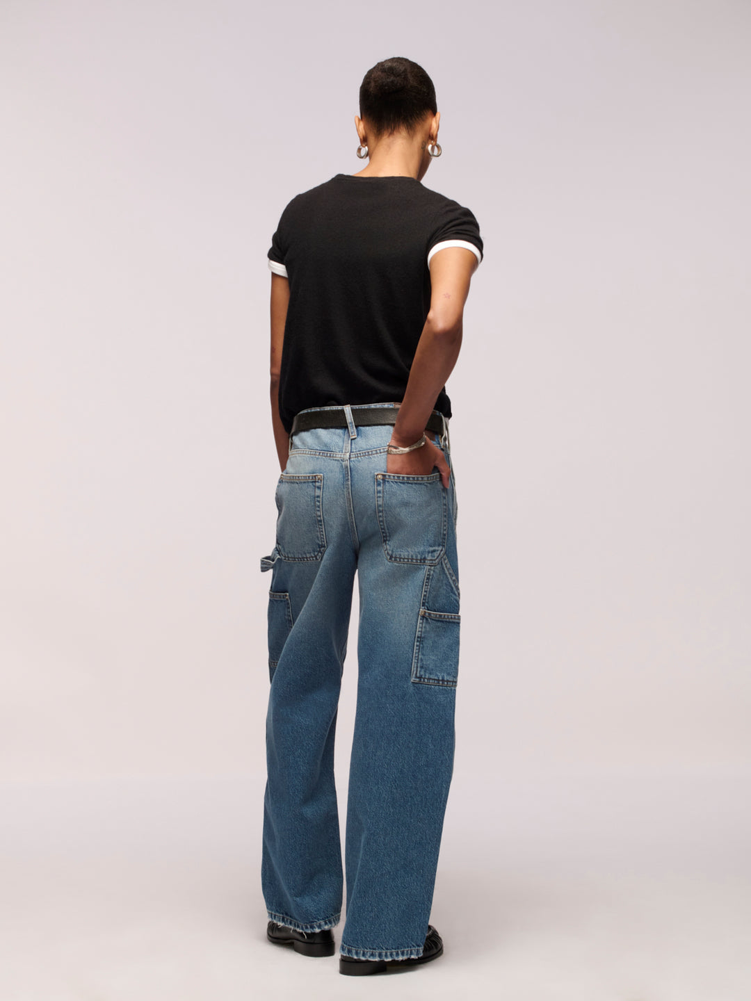Dove Carpenter Jeans - Pocket Blue