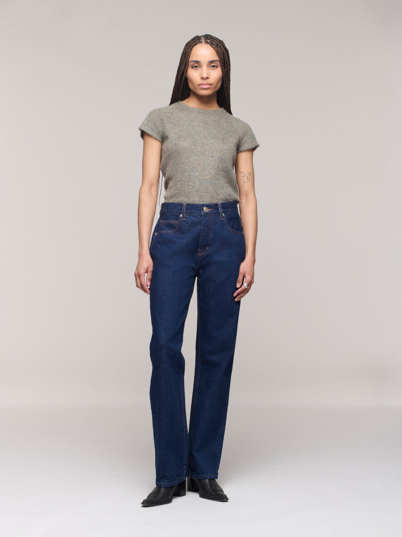 Calla Mid Rise Ankle Jeans - Rinse
