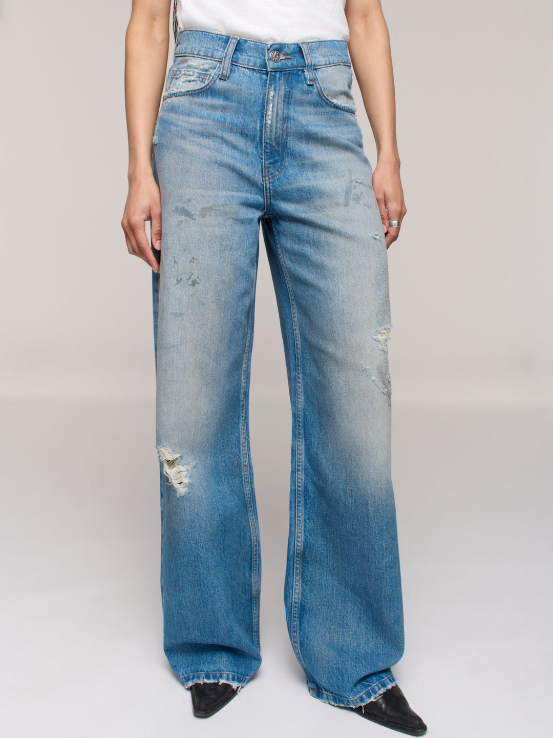 Sling Jeans - Painterly Blue