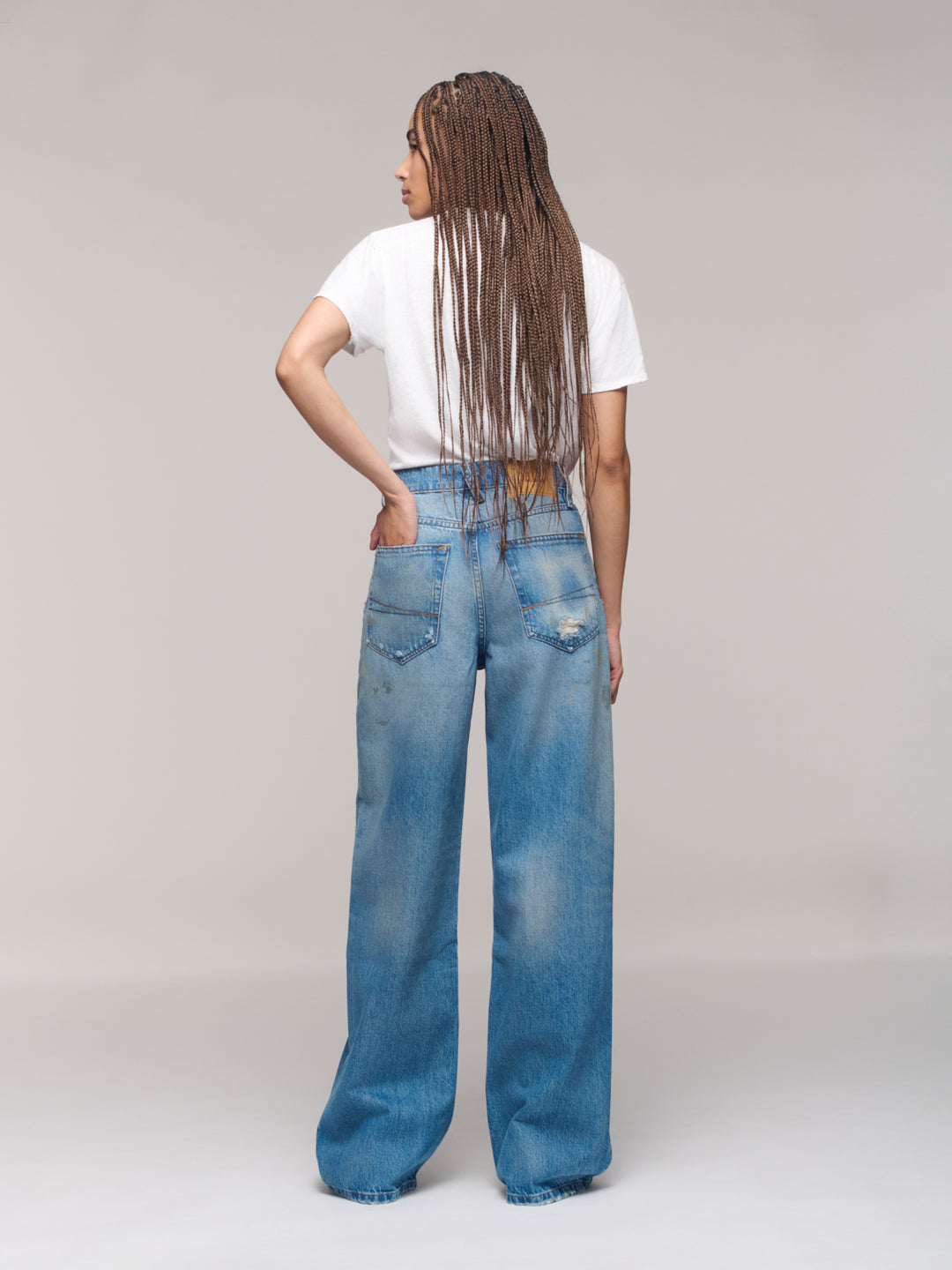 Sling Jeans - Painterly Blue