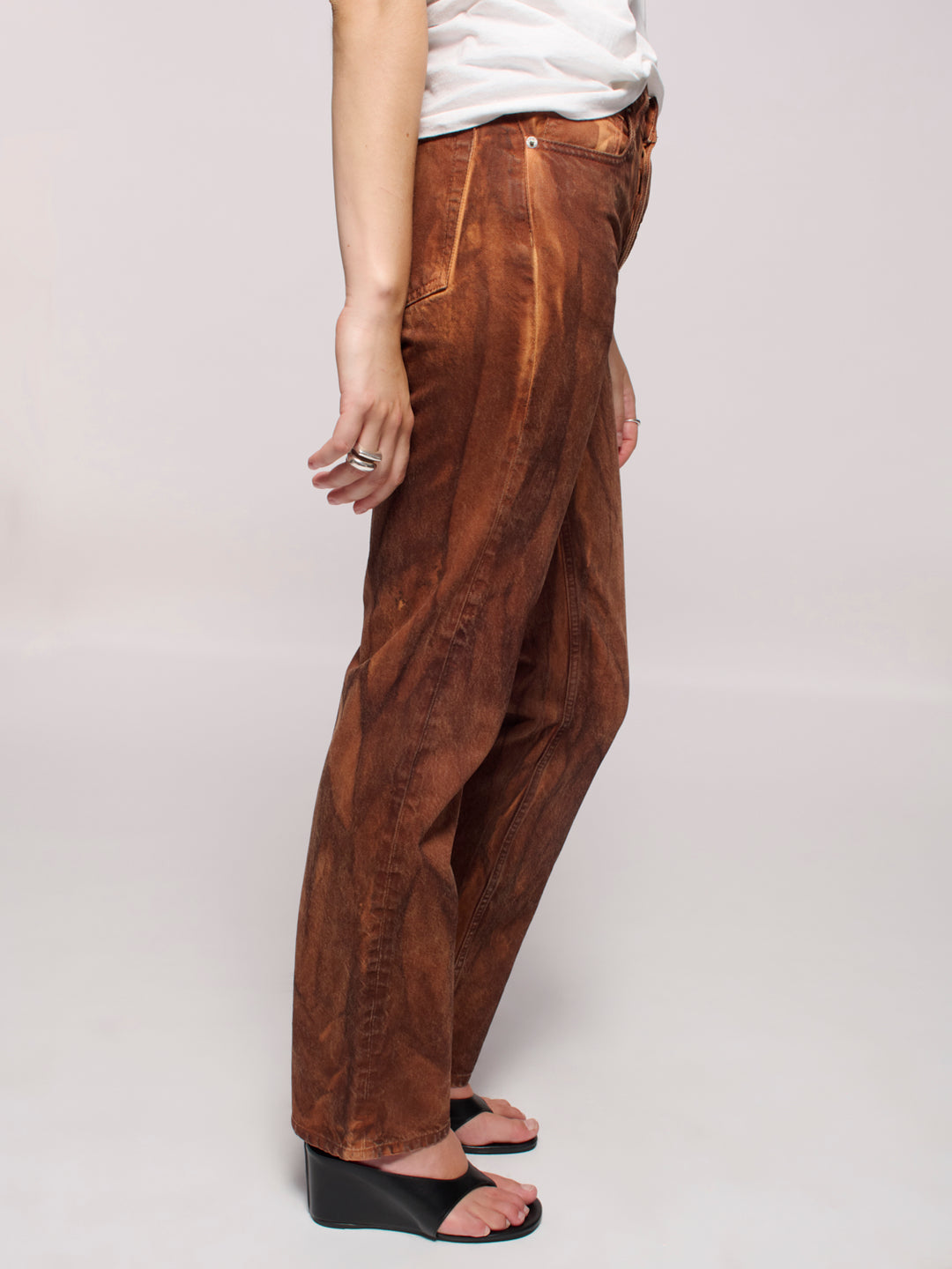 Calla Straight Full Jean - Rusty
