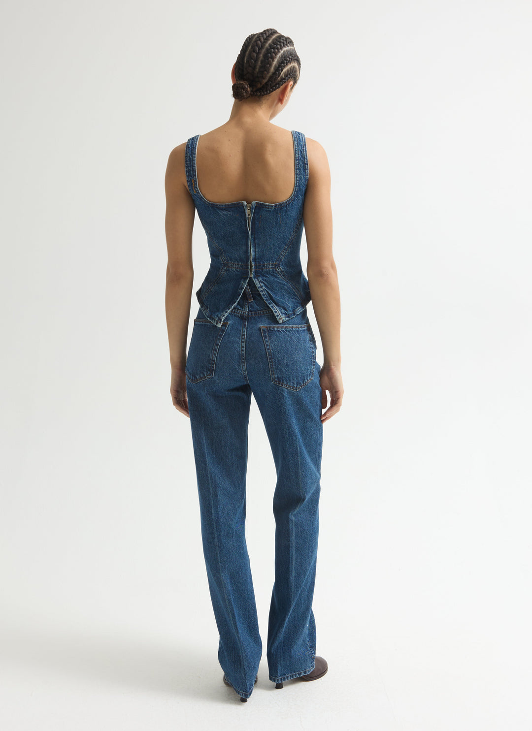 Broken Corset - Flat Blue