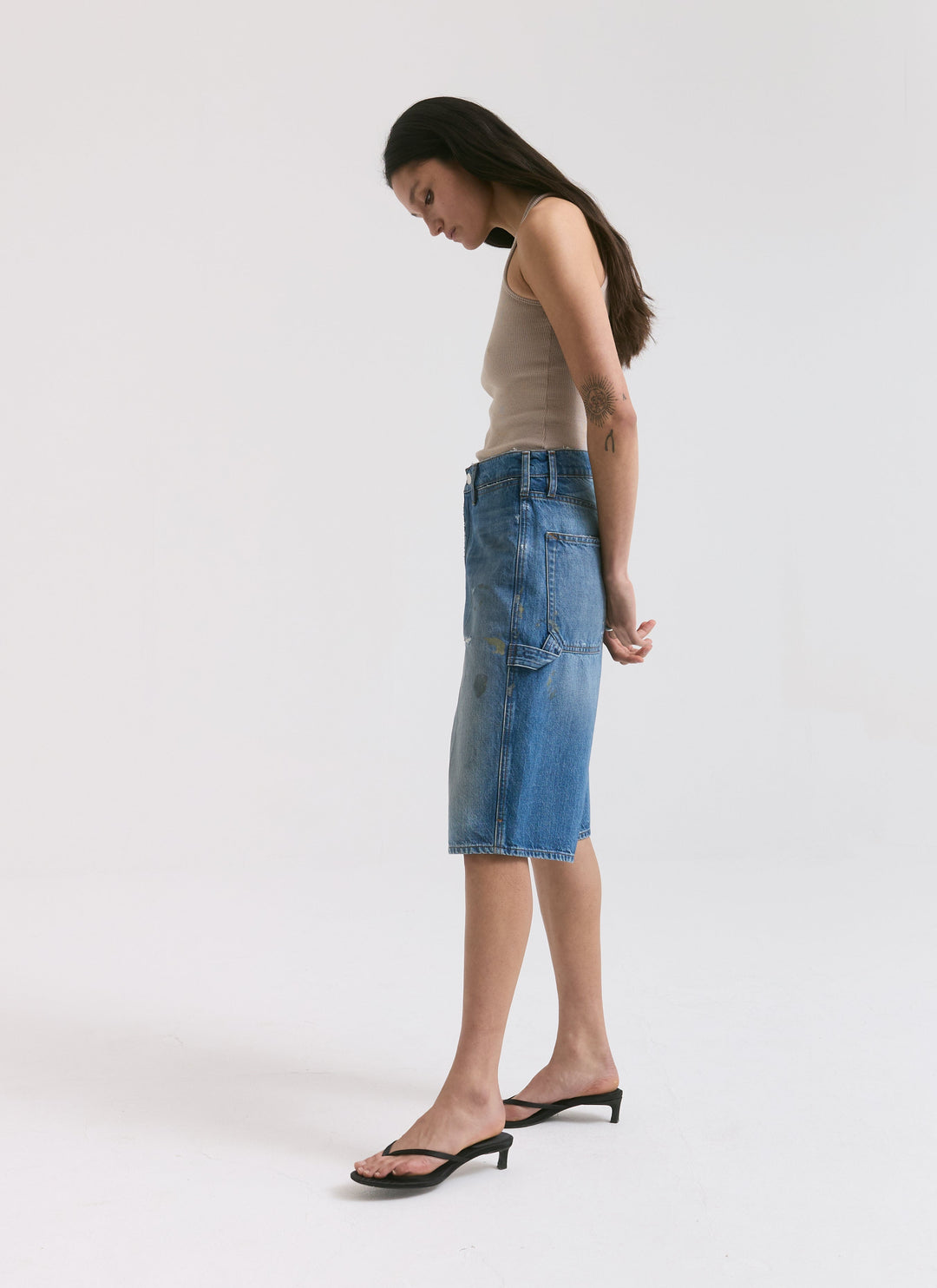 Starch Short - Painterly Blue