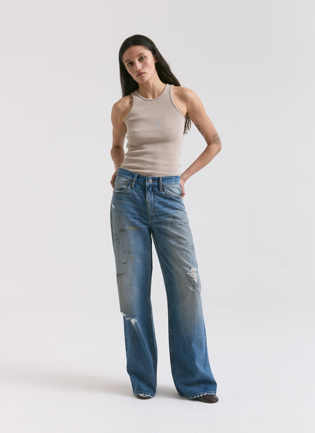 Sling Jeans - Painterly Blue