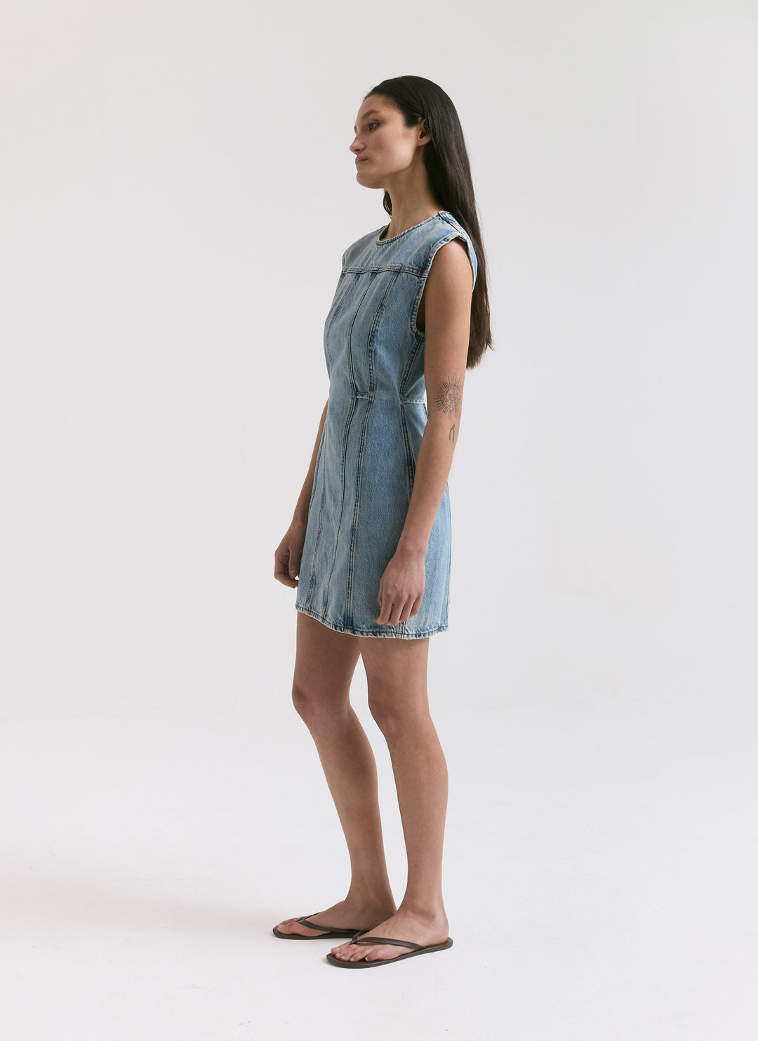 Open Back Mini Dress - Shipwreck