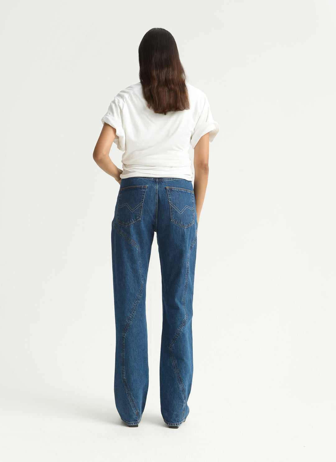 Twisted Alley Jeans - Flat Blue